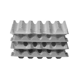 Eierbakken - Ovobox 120 - 4 Stuks - H 4 x 29 x 28.6 CM - Hendi - 870792 H870792 €5.95 Bacs à aliments