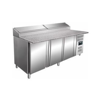 Saladette - 3 portes - H 114 x L 200 cm - 725 litres - inox - Saro - 323-1120 323-1120 €3,630.00 Saladette