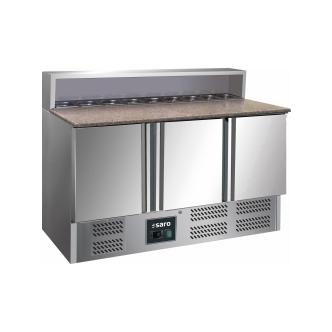 Etabli à pizza - 3 portes - H 109 x L 136,5 cm - inox - Saro - 323-10051 323-10051 €1,579.00 Bancs de travail pour pizzas