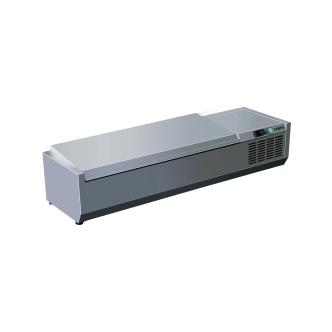 Vitrine Réfrigérée Design - Inox - 120 cm - Saro - 323-3138 323-3138 €627.00 Vitrine avec couvercle en acier inoxydable