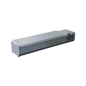 Vitrine Réfrigérée Design - Inox - 180 cm - Saro - 323-3146 323-3146 €803.00 Vitrine avec couvercle en acier inoxydable