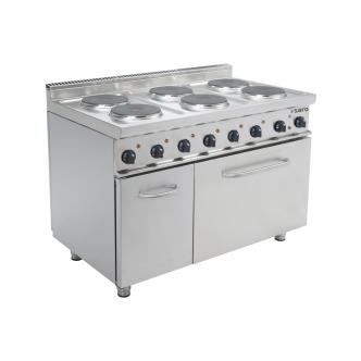Plaque de cuisson - Electrique - Avec four - 6 Plaques - Saro - 423-1085 423-1085 €5,030.00 Cuisinière électrique + four