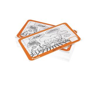 Set de table couleur - 200 pièces - H 2 x 4 x 3 CM - Dining Kids - H122 H122 €40.49 Sets de table