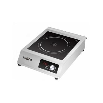 Kookplaat - Inductie - Temperatuurregeling Draaiknop - LCD-Display - RVS - 380-400V - H 14.2 x B 39 x D 49.5 CM - Saro - 360-1110 360-1110 €483.00 Inductie kookplaat