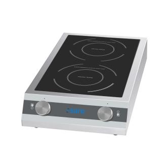 Kookplaat - Inductie - Temperatuurregeling Schakelaar - RVS - 380-400V - H 14.3 x B 40.7 x D 70.1 CM - Saro - 360-1055 360-1055 €1,155.00 Inductie kookplaat