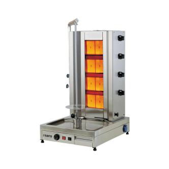 Kebab / Gyros Grill - Gas - RVS - 230V - H 107 x B 56 x D 65 CM - Saro - 126-1705 126-1705 €2,115.00 Gril à döner à gaz