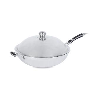 Poêle wok - Ne convient pas à l'induction - Inox - G-Line 27983 €89.95 Wok