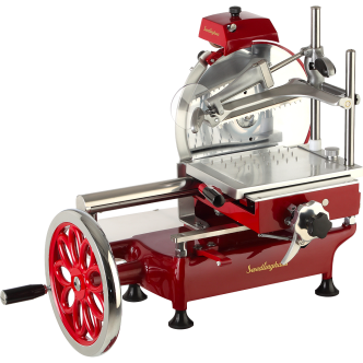 Machine à découper la viande - Manuelle - Ø 30 CM - Rouge - Swedlinghaus - Volano Deluxe HW-153109 €3,699.00 Trancheurs de viande / fromage