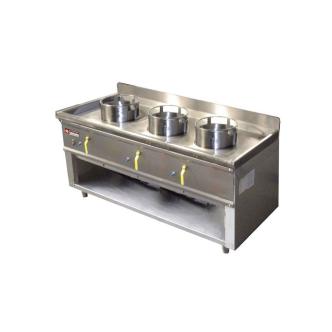 Cuisinière à gaz wok - 3 feux - Diamond - CHINA/3S CHINA/3S €3,499.00 Table à wok