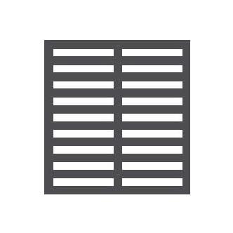 Grille avec supports - 1/1 GN - Poignée combi - 7489.0506 7489.0506 €46.80 Roosters en geleiders