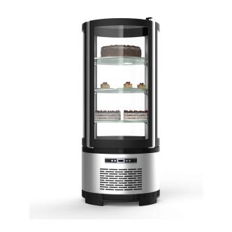 Vitrine réfrigérée à gâteaux - 100 Litres - Inox - 3 Plateaux - G-Line HW-035291 €599.00 Vitrine patisserie
