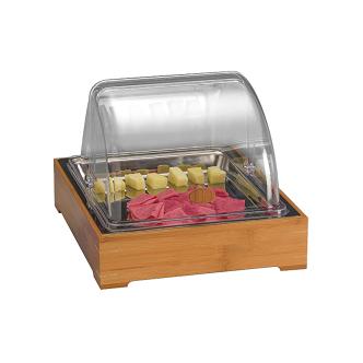 Vitrine buffet - H 25 x 30 x 36 CM - 0,001 KG - Polycarbonate - Couvercle Rolltop - 145255 145255 €71.20 Buffet de petit-déjeuner / déjeuner