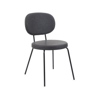 Chaise de restauration - Rondo - Pu Marron Foncé - G-Line HW-139678 €59.95 Chaises en métal