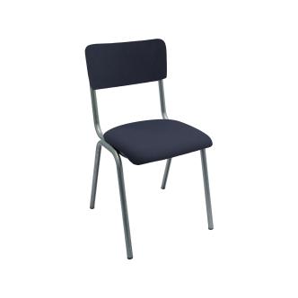 Chaise de restauration - Old School - Métal Vintage - Velours Bleu Foncé - G-Line 76569 €74.95 Chaises en métal