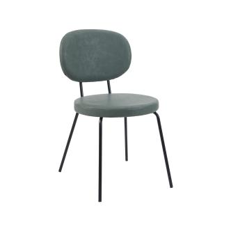 Chaise de restauration - Rondo - Pu Green - G-Line HW-139676 €59.95 Chaises en métal