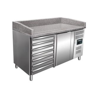 Établi à pizza - 1 porte - H 109 x L 151,5 cm - 221 Litre - Acier inoxydable - Saro - 323-10911 323-10911 €2,970.00 Bancs de travail pour pizzas