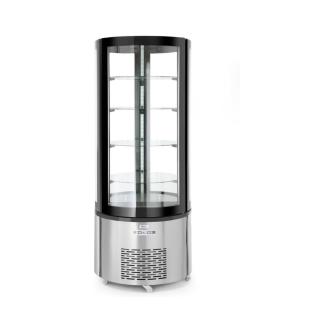 Vitrine pâtisserie ronde 360L - Inox - H 175 X 68 CM - Arktic - 233832 233832 €2,337.50 Vitrine patisserie