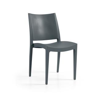 Chaise de terrasse - Emma - Anthracite - Plastique - G-Line HW-61245 €29.95 Chaises de terrasse