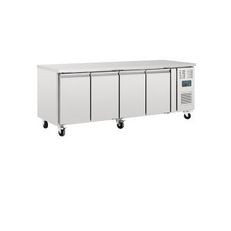 Etabli réfrigéré - 553 Litre - 4 portes - H 86 x 223 x 70 CM - 230 V - Polar - G598 G598 €1,949.00 Tables réfrigérée 