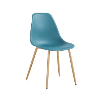 Chaise de restauration - Maryam - Pétrole / Bois - G-Line 81312 €38.95 Chaises en bois