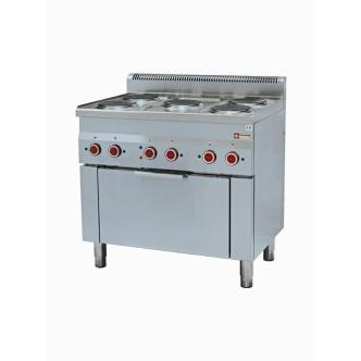Cuisinière - Electrique - Four à convection - 5 Foyers - Ø18 CM - Diamant - E60/5PFV9 E60/5PFV9 €1,793.00 Ligne Diamond 600