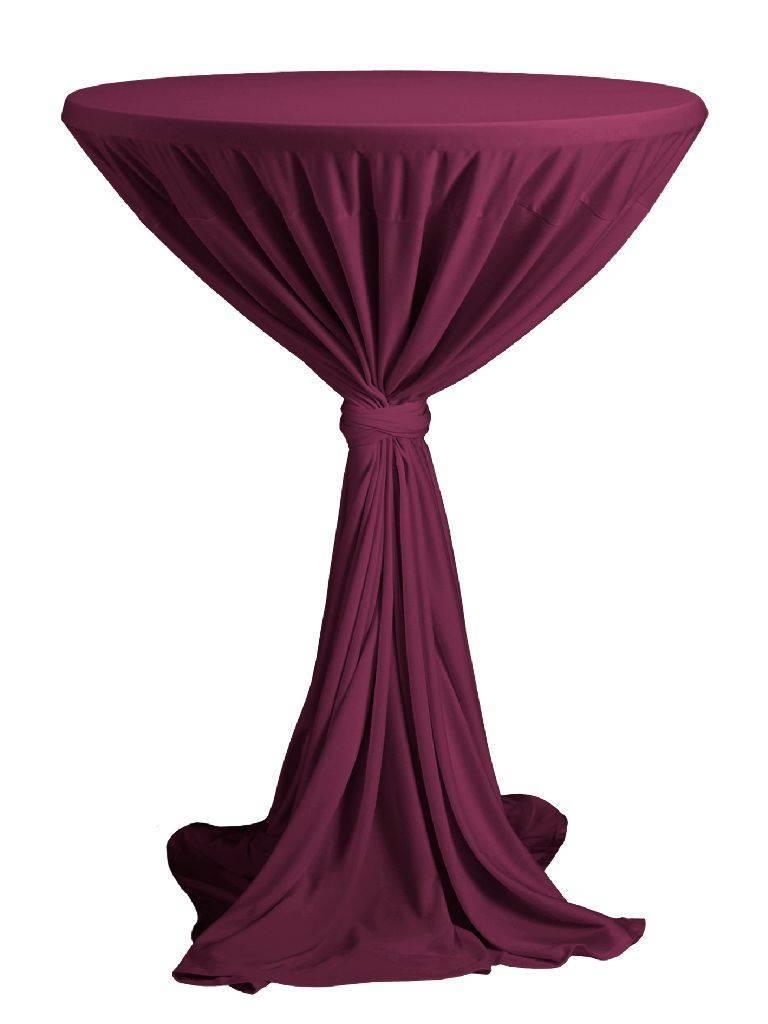 Nappe de table haute - Party - Bordeaux - Ø80-90 CM - Dena - 111932
