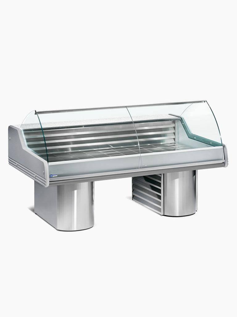 Comptoir réfrigéré poisson - Saigon - H 118 x 250 x 120 - Diamant - SG25B
