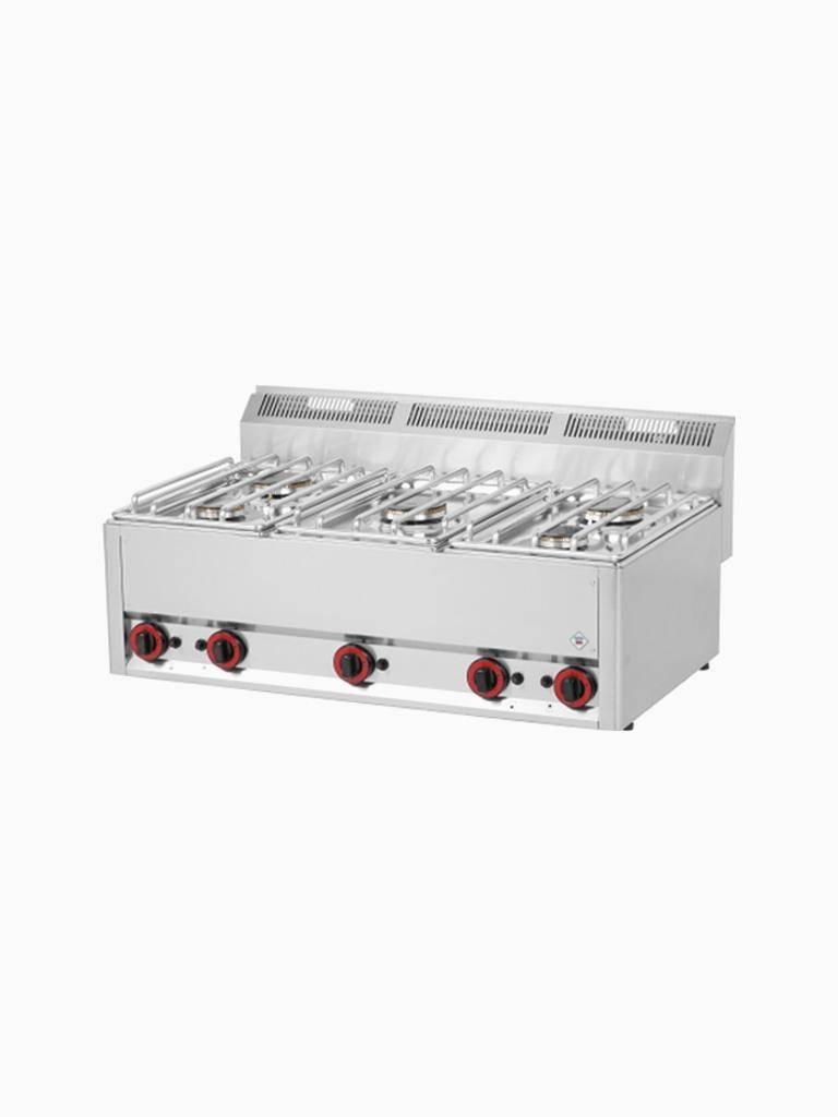 Cuisinière à gaz - 5 foyers - Modèle de table - Diamant - GS6/5FT