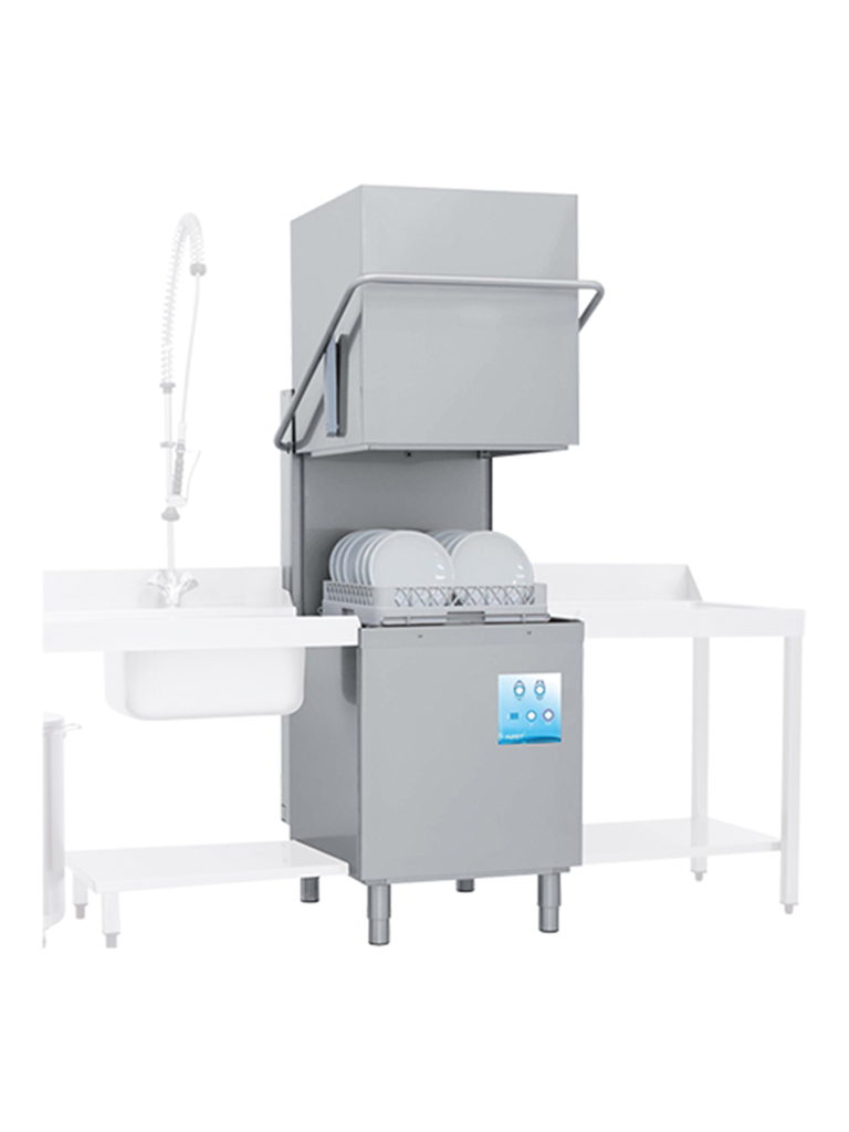 Lave-vaisselle - H 152,9 x 72,4 x 81,8 CM - 97 KG - 380 - 415 - Sans - Prise V - 9600 W - Inox - Elettrobar - 570180