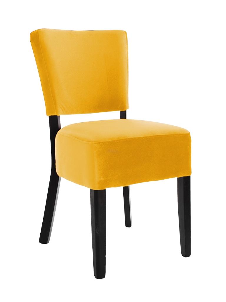 Chaise de restauration - Lisa - Velours - Jaune - G-Line