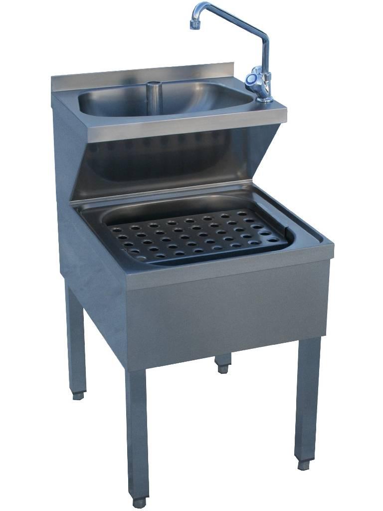 Lave main - H 62 x 50 x 70 CM - Inox - Diamant - LMC-57