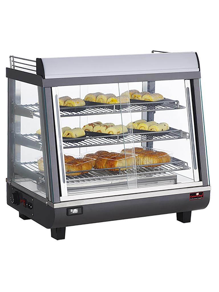 Vitrine chauffante - H 66,3 x 67,5 x 48,4 CM - 31 KG - 220 - 240 V - 1000 W - Inox - +30°C / +90°C - Caterchef - 688078