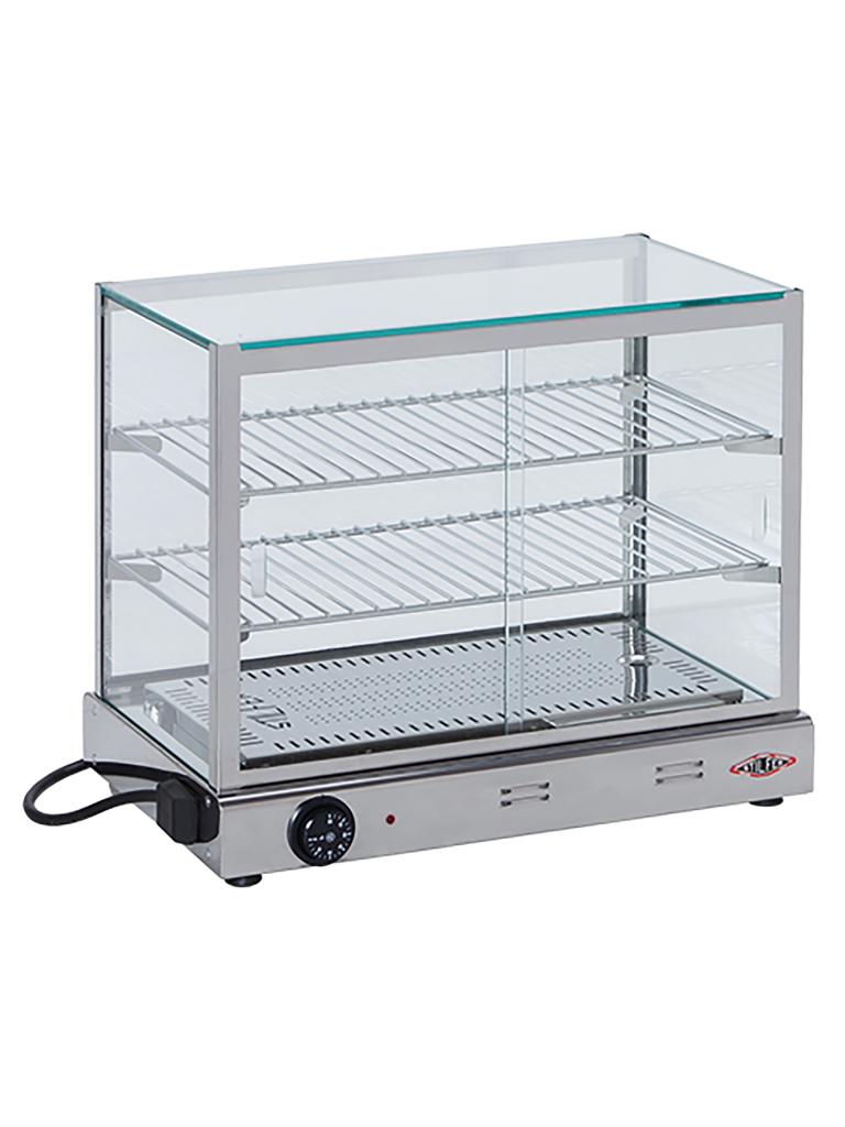 Vitrine chaude - H 43.6 x 53 x 35 CM - 19.5 KG - 220 - 240 V - 500 W - Inox - +0°C / +90°C - Stilfer - 527318