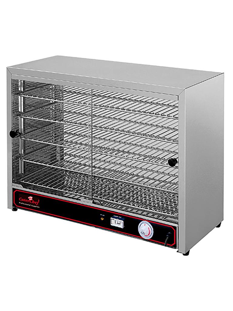Vitrine chauffante - H 53 x 64 x 36 CM - 45 KG - 220 - 240 V - 1000 W - Inox - +30°C / +85°C - Caterchef - 680050