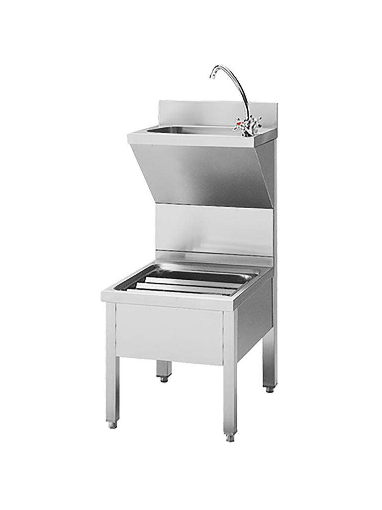 Meuble Lavabo - H 85 x 50 x 70 CM - 19 KG - Inox - Multinox - 317130