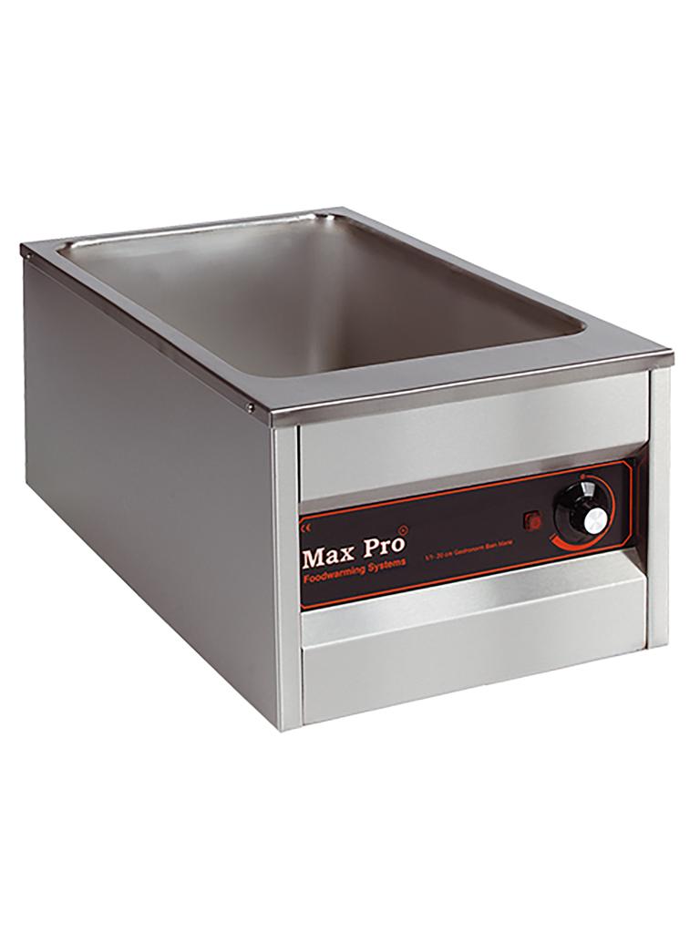 Bain Marie - H 30,6 x 39,9 x 65,5 CM - 10 KG - 220 - 240 V - 1000 W - Inox - MaxPro - 921250