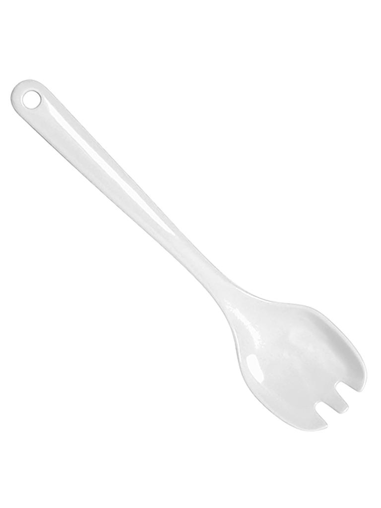 Fourchette de service - 0,1 KG - 30,5 CM - Polybutylène téréphtalate (Pbt) - Blanc - WACA - 937138