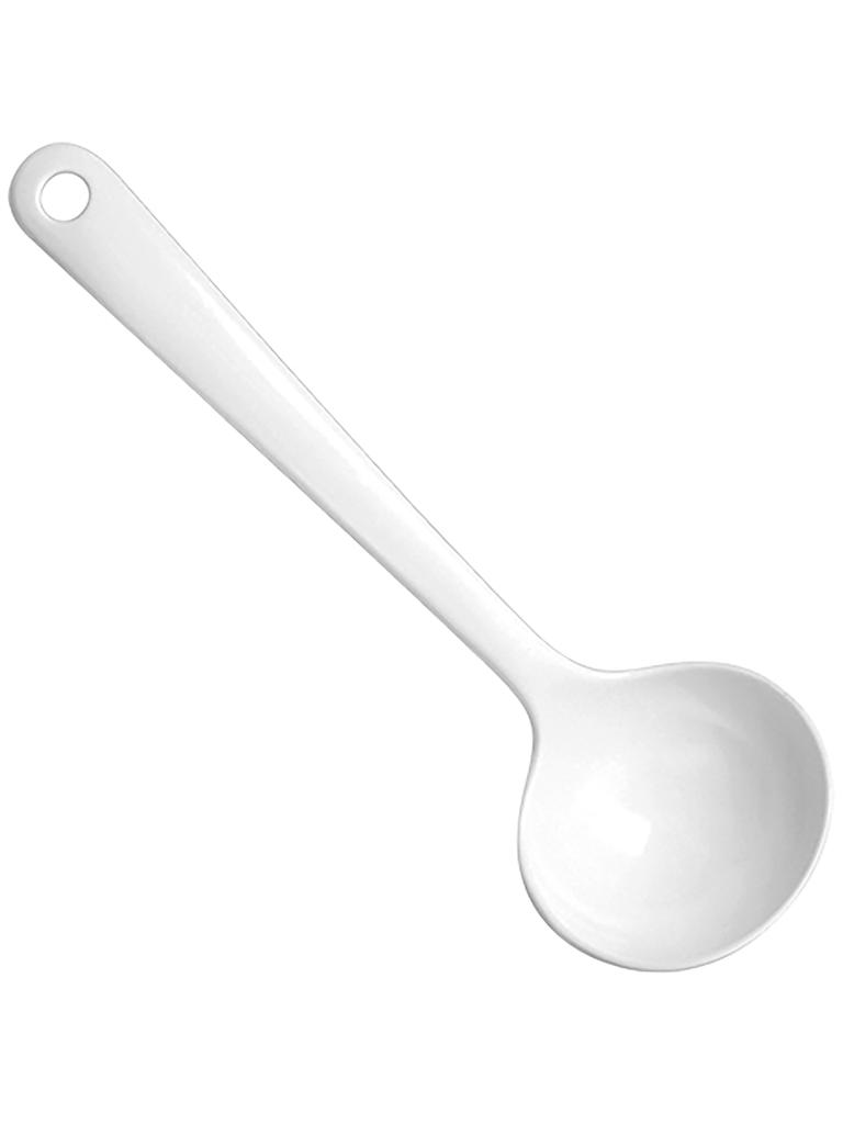 Louche à sauce - 0,1 KG - Ø7,5 CM - 25 CM - Polybutylène téréphtalate (Pbt) - Blanc - WACA - 937152