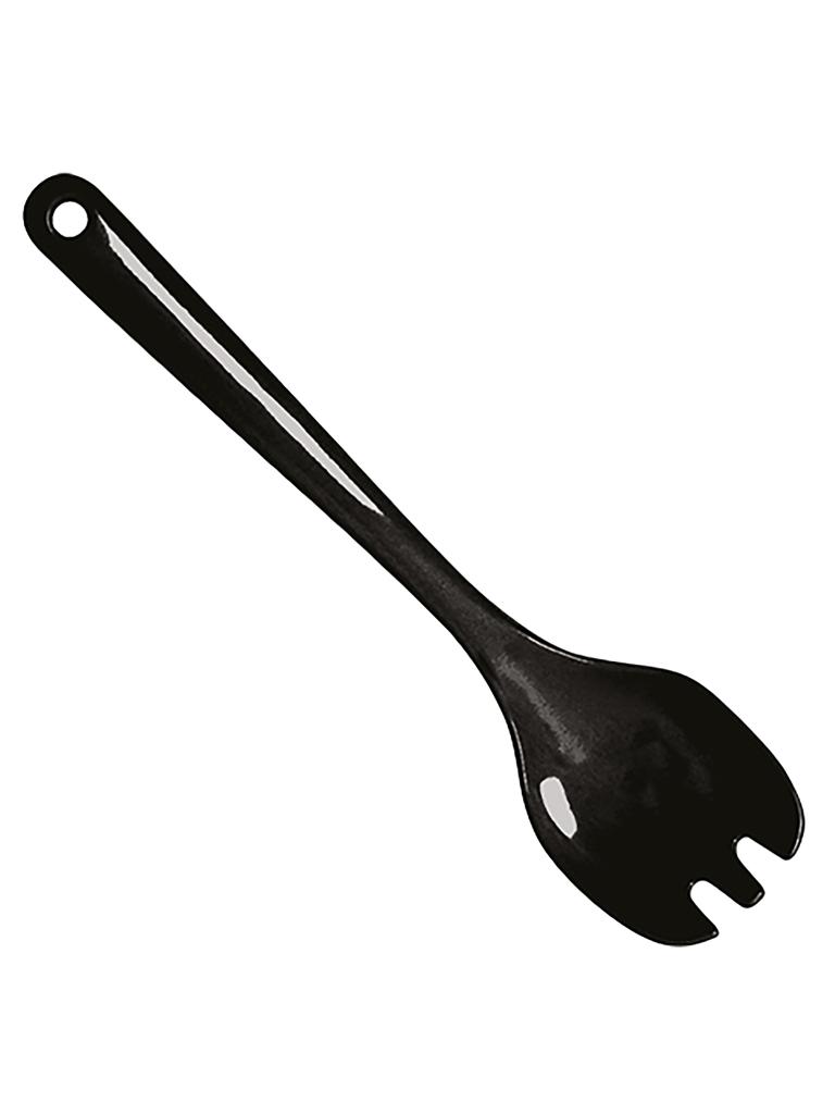 Fourchette de service - 0,05 KG - 30,5 CM - Plastique - Noir - WACA - 937681
