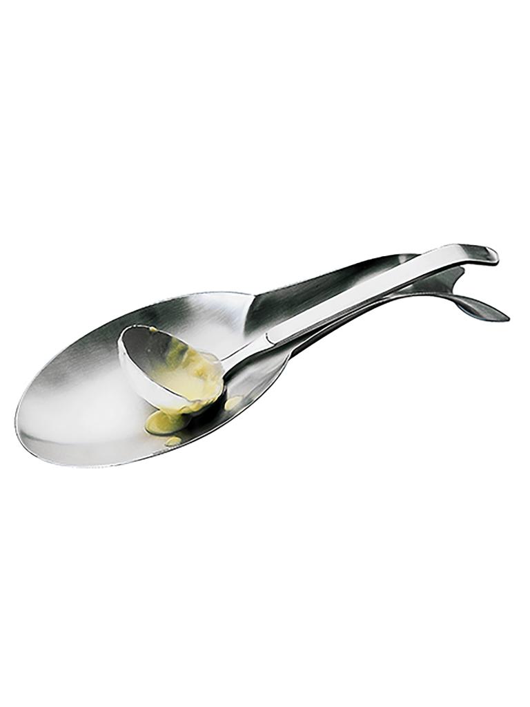 Porte-cuillère - H 3,5 x 27 x 11 CM - 0,165 KG - Inox - 125015