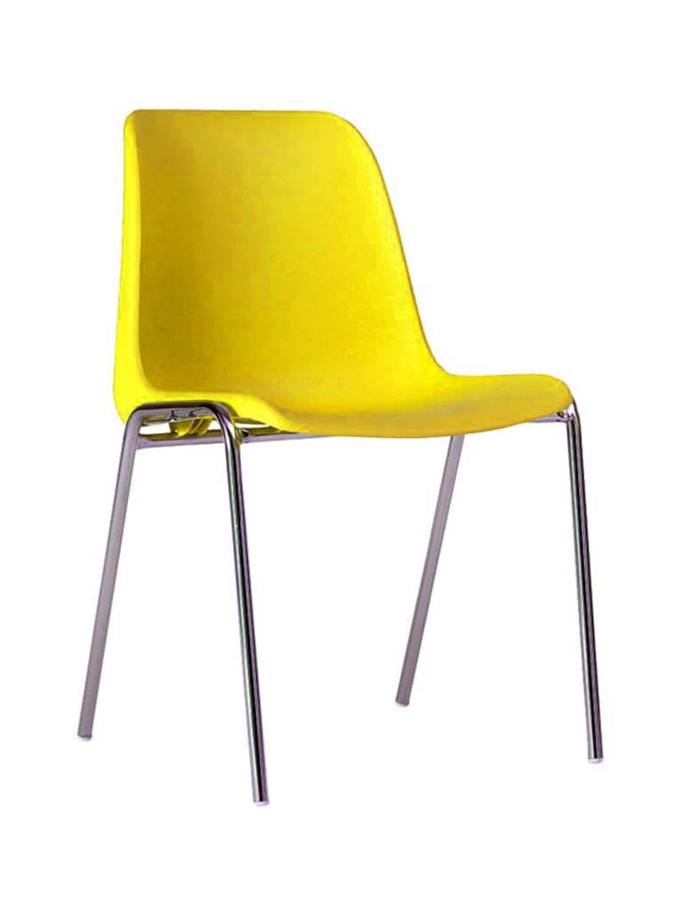 Chaise de cantine - Easy - Jaune - Empilable - G-Line