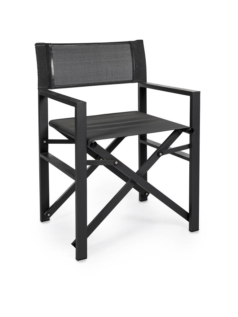 Chaise de terrasse - Max - Noir - Aluminium - G-Line
