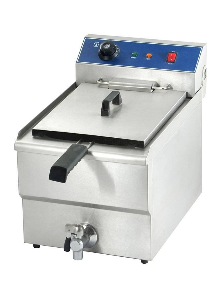 Friteuse Restauration - Electrique - 10 Litres - Robinet de vidange - 400V - G-Line