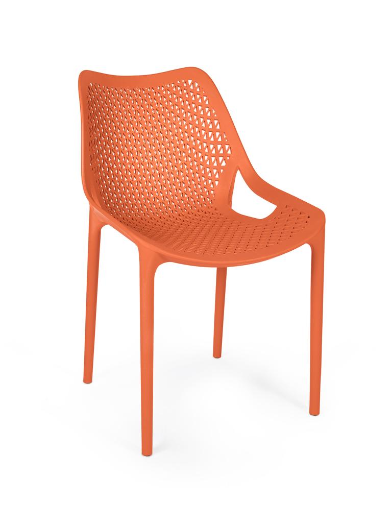 Chaise de terrasse - Eva - Cognac - Plastique - G-Line