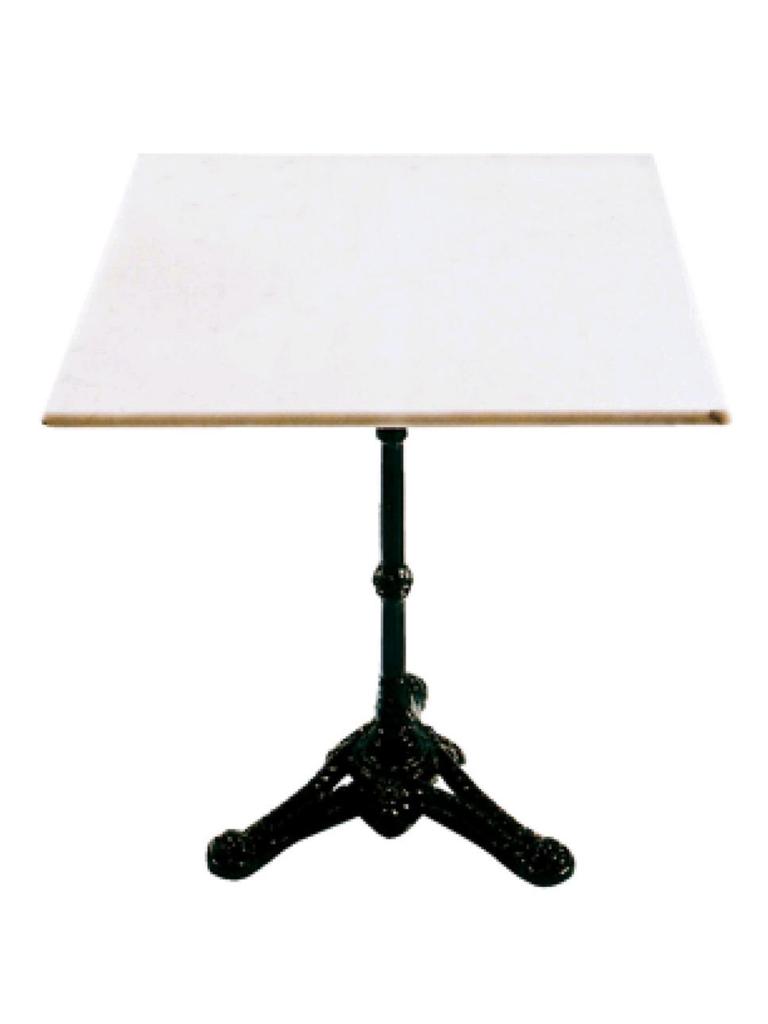 Table de Terrasse - Marbre - 3 pieds - Blanc - 60 x 60 CM - G-Line