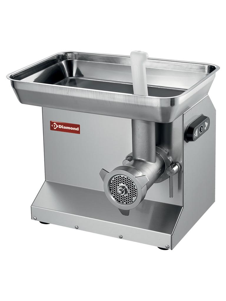 Hachoir à viande - N°22 - 200 KG/h - Inox - H 56,8 x 50 x 41,5 CM - Diamant - TCX22/NC