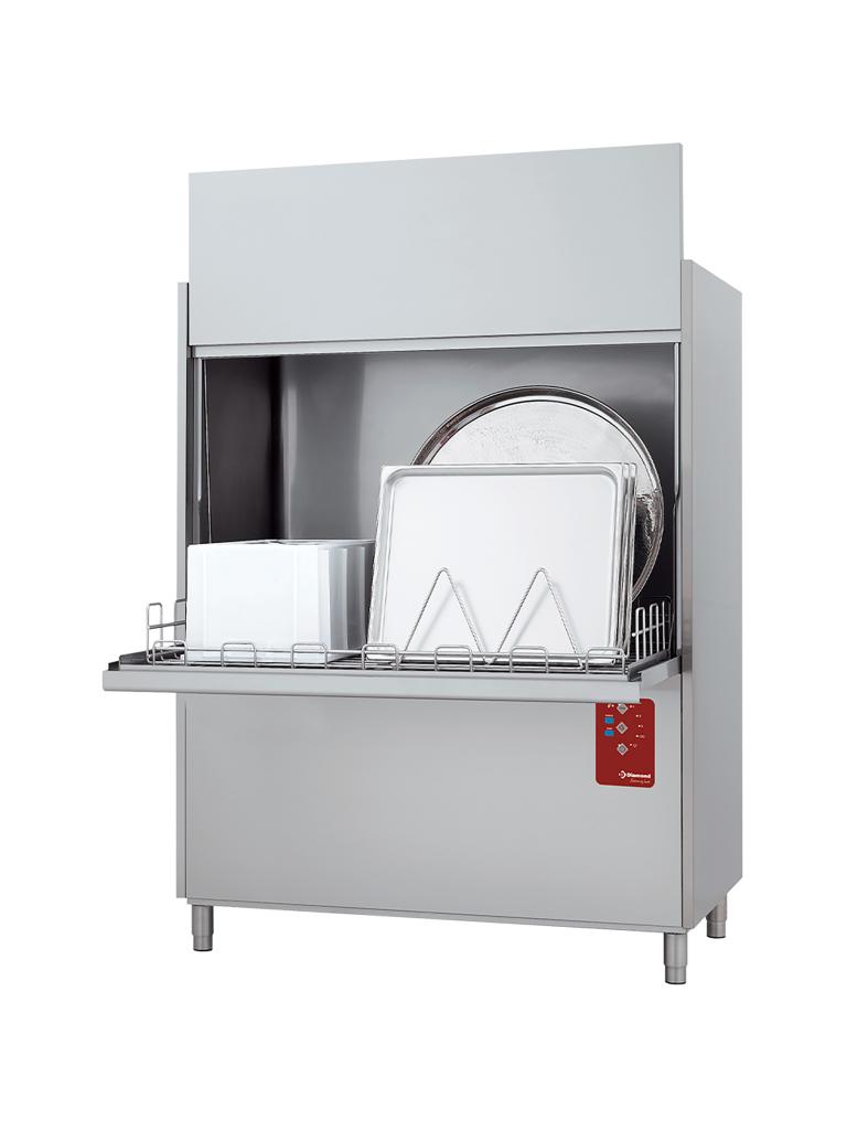 Lave Casseroles - Panier 132 x 70 CM - 400-230V - Break tank - Diamant - DP32L/8P