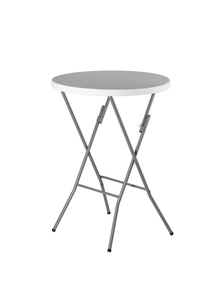 Table pliable - Ø 180 x H 74 CM - Ronde - Blanc / Gris - G-Line