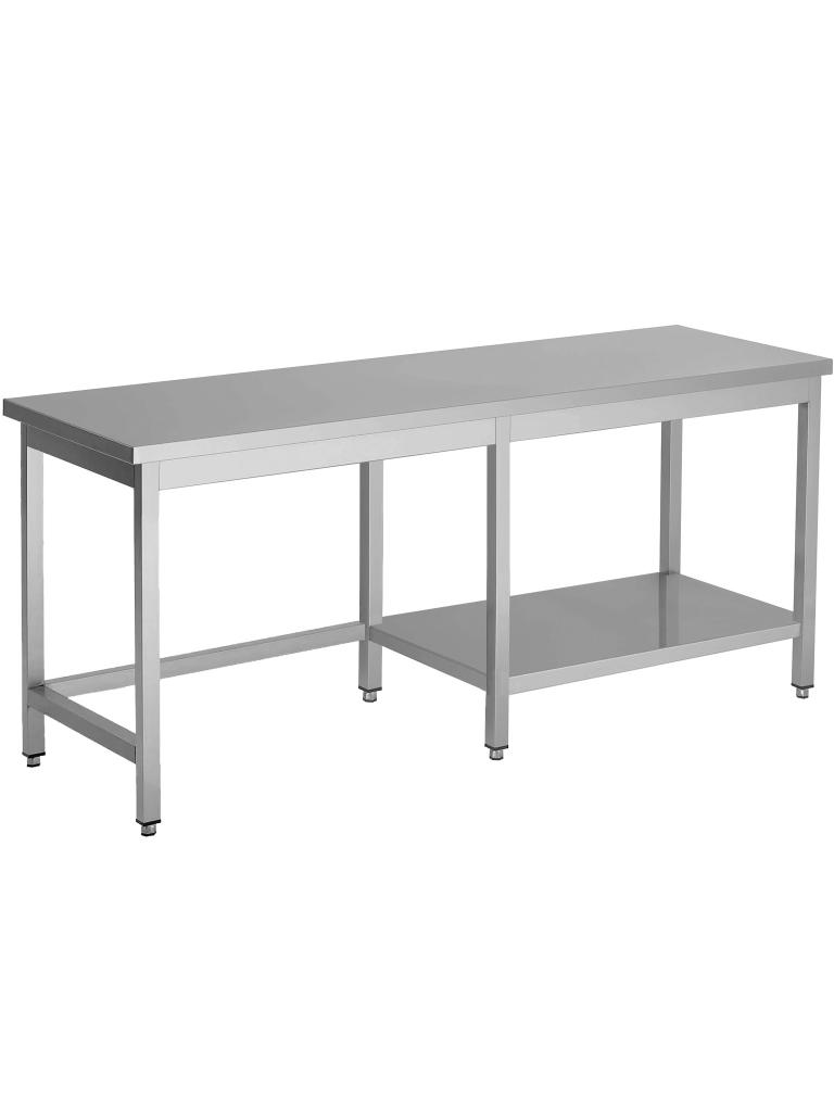 Table de travail en acier inoxydable - Demi-tablette inférieure droite - G-Line