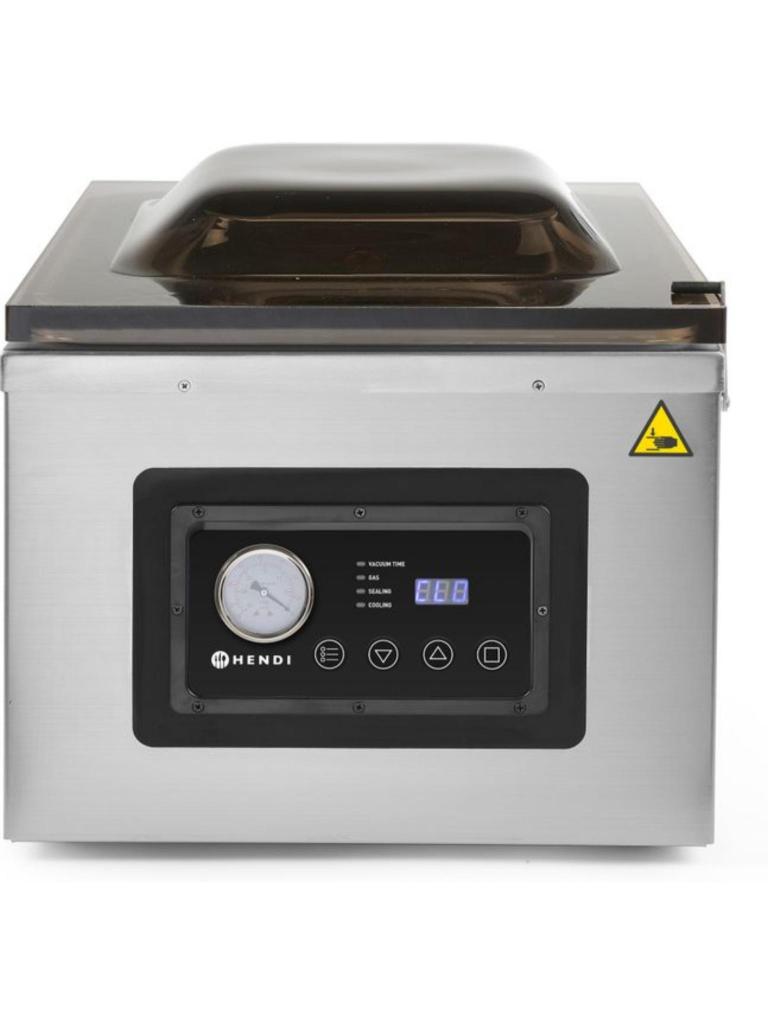 Machine d'emballage à chambre sous vide Machine d'emballage Profi Line 410 - acier inoxydable - H 46,5 X 56,7 X 50,5 CM - Hendi - 201442